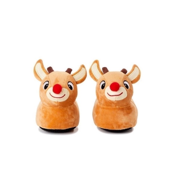 Rudolph baby slippers || size 2, 4, 5, 7 available - Picture 1 of 2